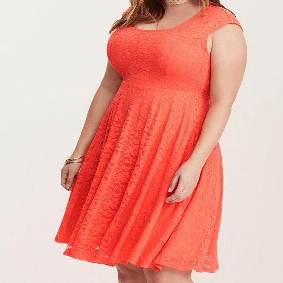 (Retired!) Lace Skater Dress - Picture 2 of 3